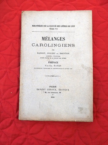 Mélanges carolingiens par - mélanges,