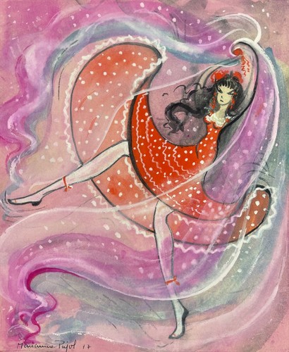 Espagne danseuse flamenco - la,