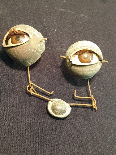 Paire anciens yeux dormeurs - anciens,