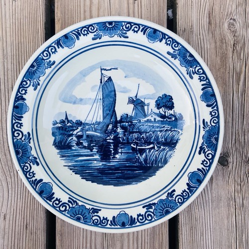 Assiette murale delft - murale,