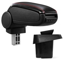 Pour Suzuki SX4 2006- Accoudoir Central Fois Cuir Référence Noir/Rouge