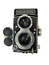 Appareil photo reflex numérique Rolleicord Vb 120 en excellent état. Avec étu...