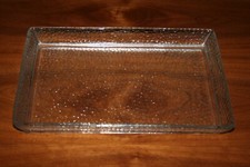 Plat rectangulaire en cristal de BACCARAT - Goutte d'eau