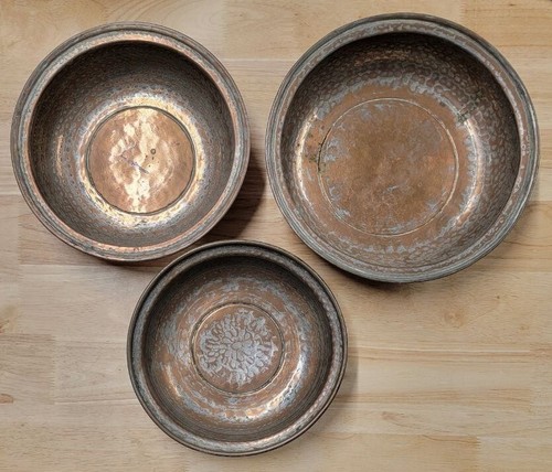 Plats anciens cuivre vends - plats, en