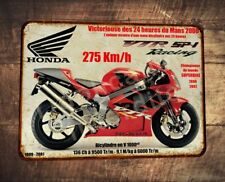 plaque métal vintage Honda