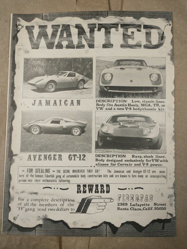1969 fiberfab body - 1969, vw