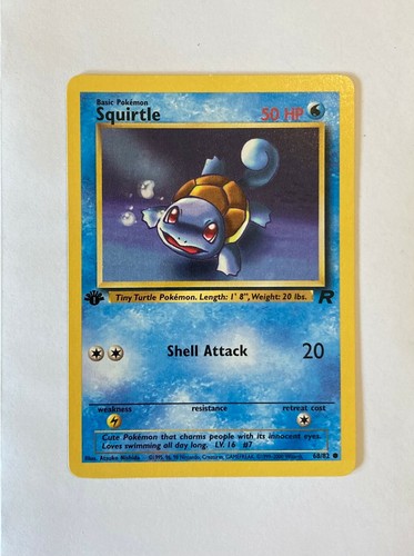 Squirtle 1st edition nm - squirtle,