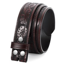 Ceinture western en cuir pour