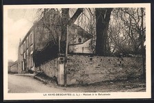 CPA La Haye-Descartes, Maison