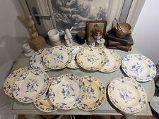 Ensemble d'assiettes de la Manufacture impériale royale Nimy 2 creuses 10 plates