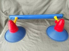 LAMPE APPLIQUE MURALE/PLAFONNIER 2 SPOTS DLG MEMPHIS COULEURS PRIMAIRES