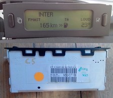 Afficheur multifonction 3 lignes EMF B Citroen C5 ou C8 ref 9650243177 F00