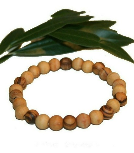 Bracelet perles bois - bracelet,
