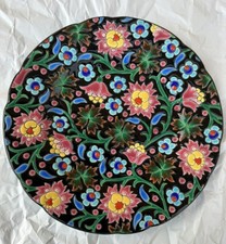 PLAT / ASSIETTE EN ÉMAUX DE