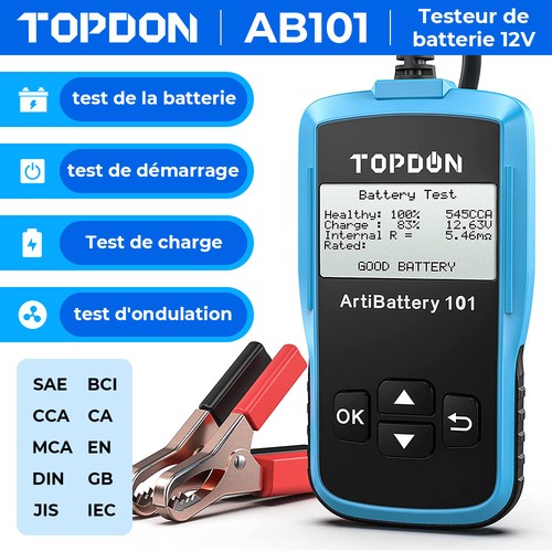 Topdon ab101 100 2000 cca - ab101,