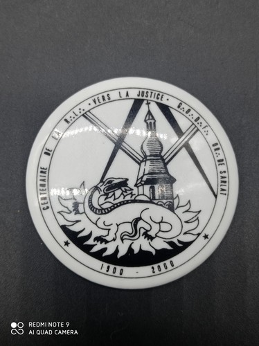 Médaille jeton porcelaine - médaille,