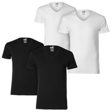 PUMA Homme T-Shirt Basique Col En V Régulier Coupe 8er Multipack CHEMISE COTON