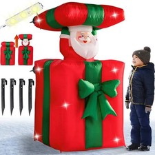 Père noël gonflable - noël, 152cm