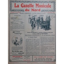 La Gazette Musicale du Nord No 13 Piano ou Chant Piano 1922