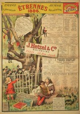 Affiche publicitaire J. Hetzel