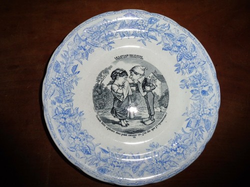 Assiette gien 19e - 19e,