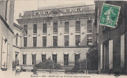 Cpa normandie saint - 50, saint-lo