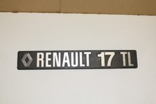 logo, insigne RENAULT 17 TL