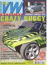 SUPER VW MAGAZINE N°178 CABRIOLET VINTAGE 1953 / BUGGY HOPPA / BUGGY MANX BLUE