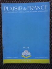 PLAISIR DE FRANCE N°7-AVRIL