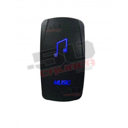 Blue off rocker switch - on/off,