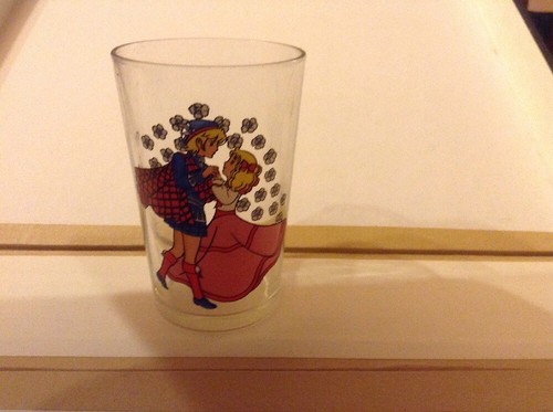 Verre moutarde candy vintage - moutarde,