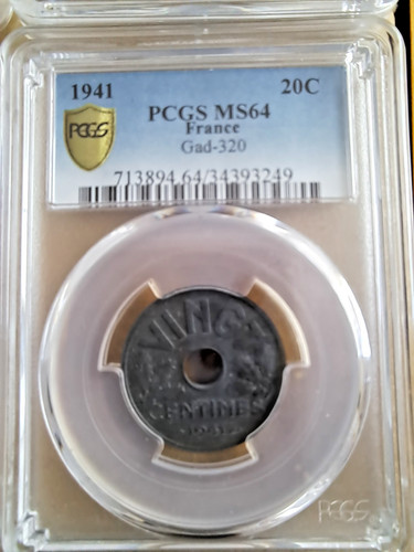 Centimes etat francais - centimes,