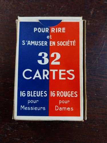 Jeu cartes ancien - jeu, de