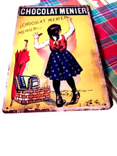 Plaque alu chocolat MENIER