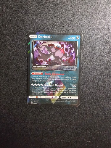 Carte pokémon darkrai 156 - pokémon, 77/156