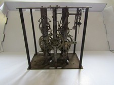 aj3...ancien mecanisme d horloge comtoise 1900 france