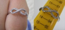 BAGUE sertie 8 DE L'INFINI