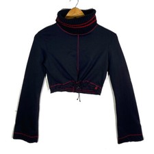 Crop Top Stretch Avant Garde y2k Vintage 2000’s In Love By Carling Paris