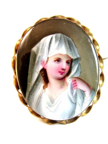 Vintage main peint porcelaine - main,