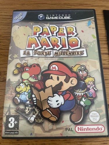 Paper mario boîte notice - boîte,