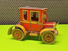 Ancienne Maquette Publicitaire Monté Découpage Tacot Cadillac 1906 Shell 