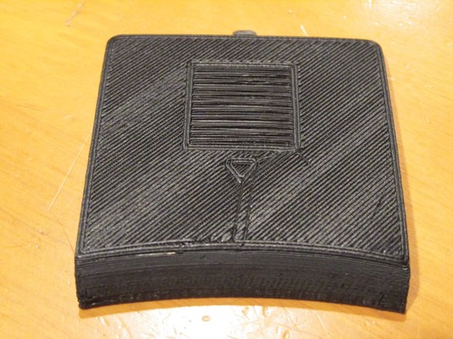 Printed battery door - printed,