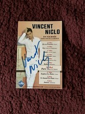 Flyer Dédicacé Autograph Vincent Niclo