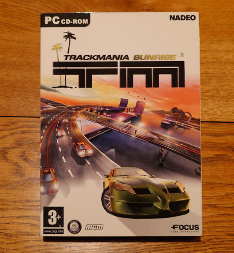 Trackmania sunrise cd rom - sunrise, cd-rom