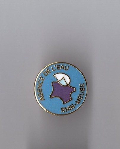 Pin agence eau rhin - pin's, l'eau