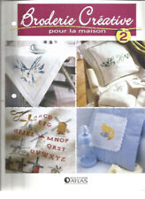 BRODERIE CREATIVE N°02 MOULINS / ABECEDAIRE EN LIERRE / TABLIER AUX POMMES / SAC