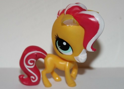 Littlest pet shop pink yellow - pet,
