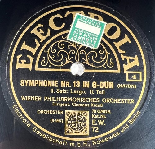 Clemens krauss symphonie n - :,