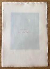 R. COGGHE : "RESTITUTION" AMIS DES ARTS FAIVRE BE 1899