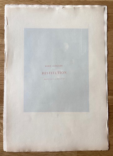 Cogghe restitution amis - "restitution",